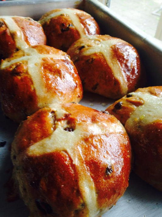 Hot Cross Buns - single or 6 pack ***PICK UP SATURDAY