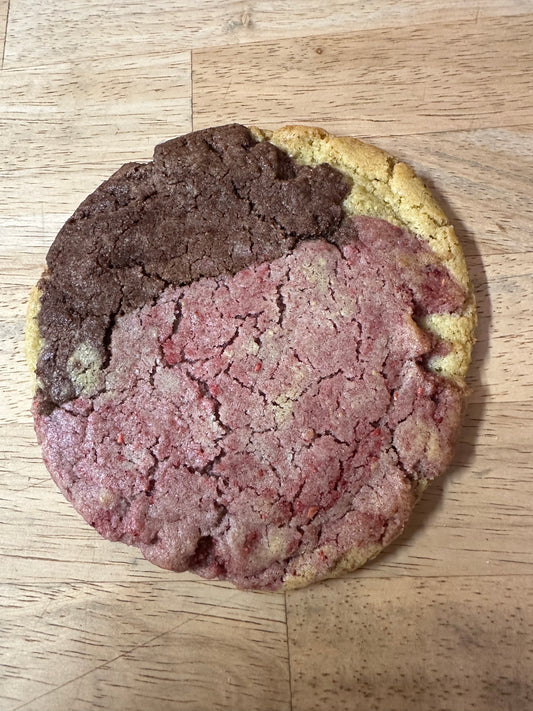 Raspberry, Pistachio, Chocolate Cookie