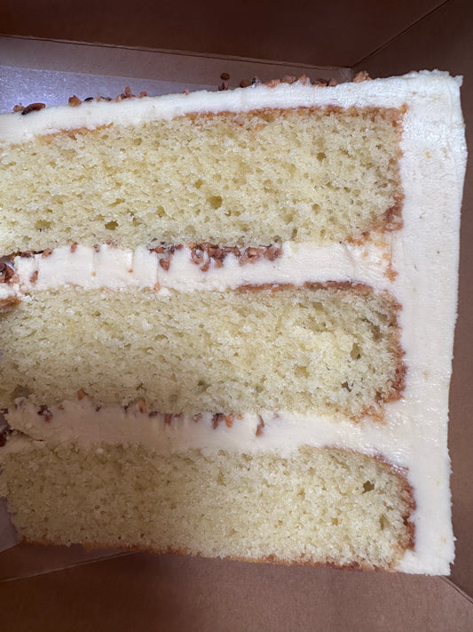 Hazelnut and Orange Olive Oil Cake Slice