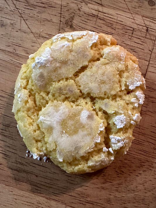 Lemon Crinkle Cookies (6) (Vegan) PICK UP DECEMBER 12