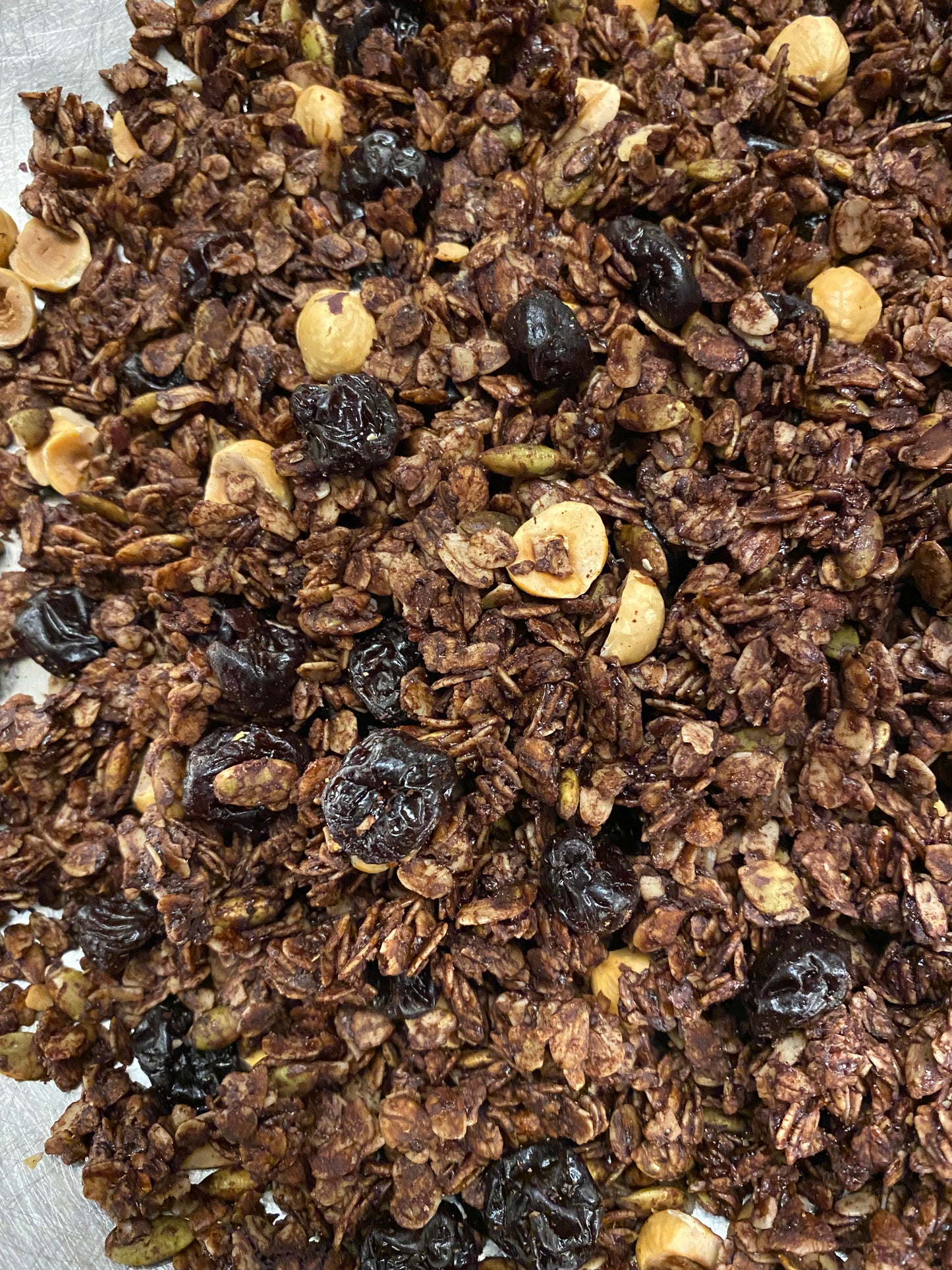 Chocolate Cherry Hazelnut Granola