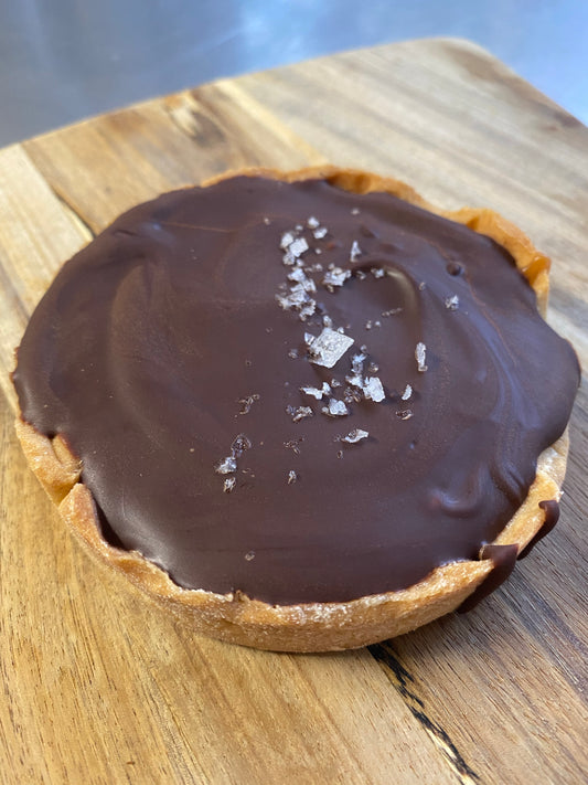 Dark Chocolate Caramel Tart