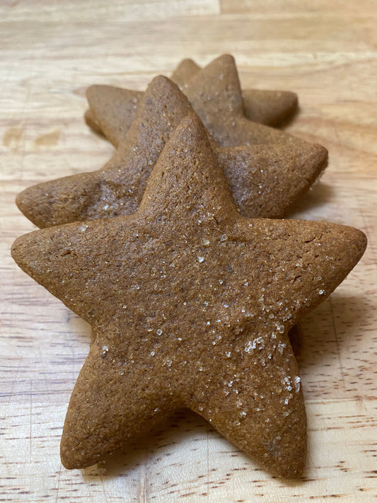 Gingerbread Stars (8) PICK UP DECEMBER 23