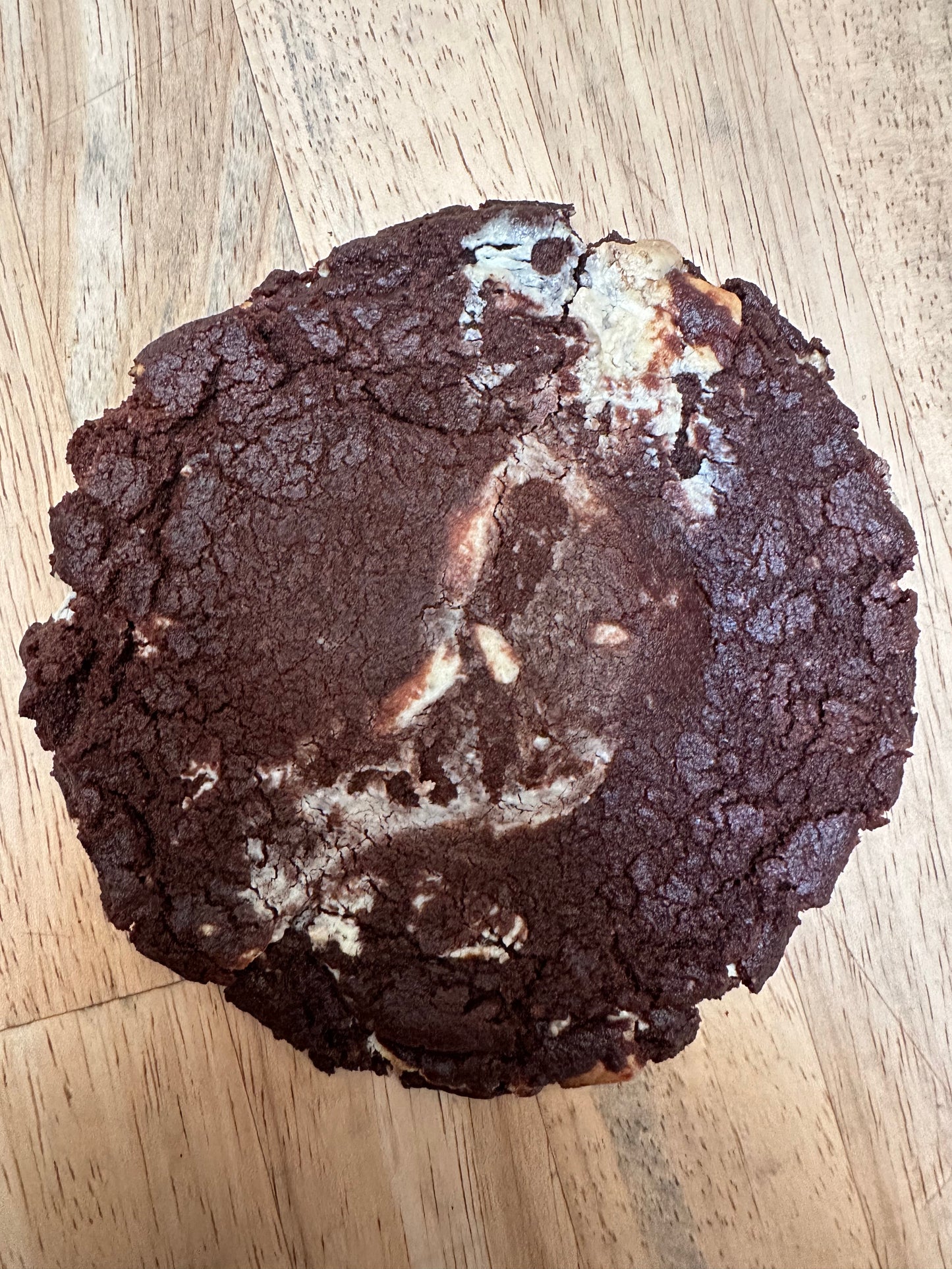 Dark Chocolate White Chocolate Mint Cookie (no eggs)