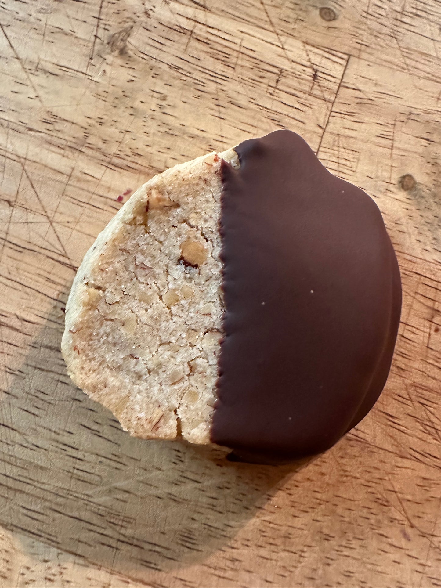 Chocolate Dipped Pecan Shortbread (6) (GF) PICK UP DECEMBER 12