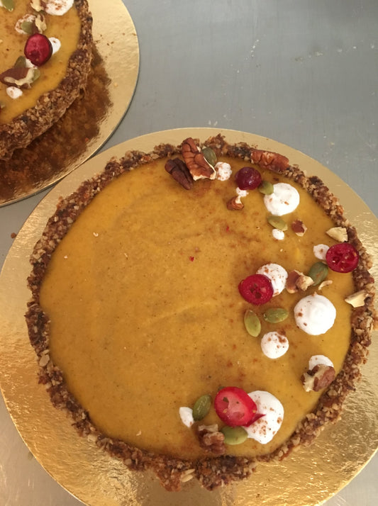 Pumpkin Cashew Tart 6" (GF/ Vegan/ RSF)