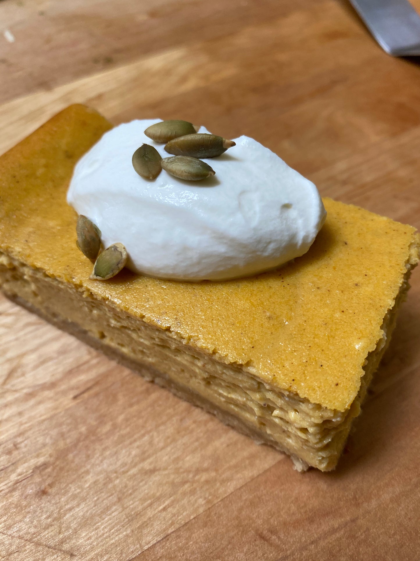 Pumpkin Cheesecake Slice (GF)