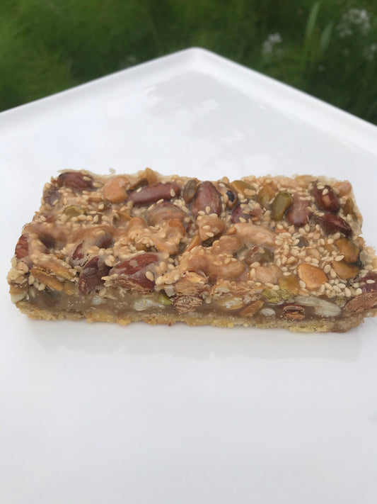 Orange Blossom Sesame Caramel Nut Bar - PICK UP DECEMBER 23