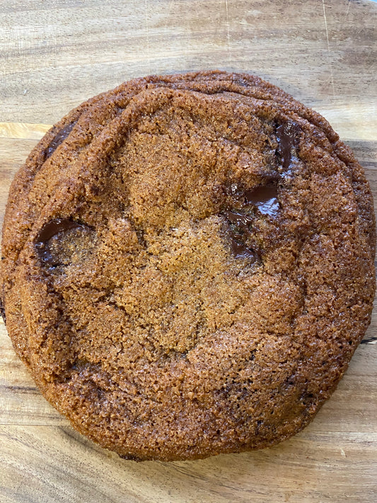 Salted Brown Butter Spelt Chocolate Chip Cookie