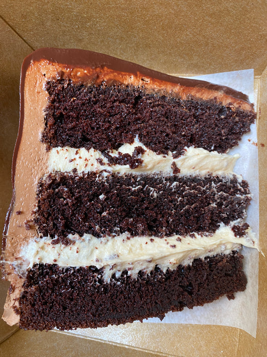 Chocolate Espresso Cream Layer Cake