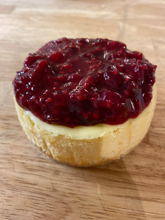 Cranberry Raspberry Cheesecake 4" (GF) ** pick up Saturday October 11th